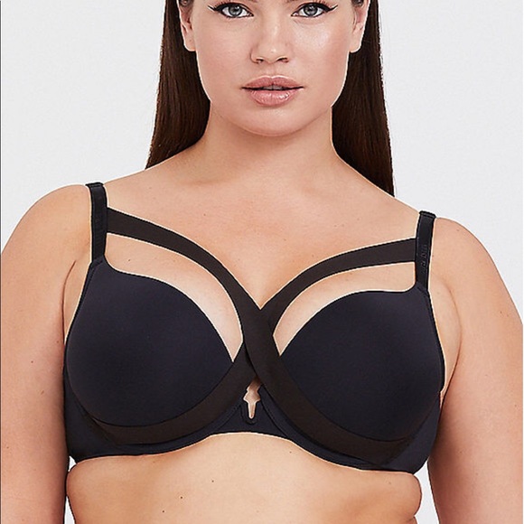 torrid Other - Nwt Torrid size 48C Black Strappy push plunge bra